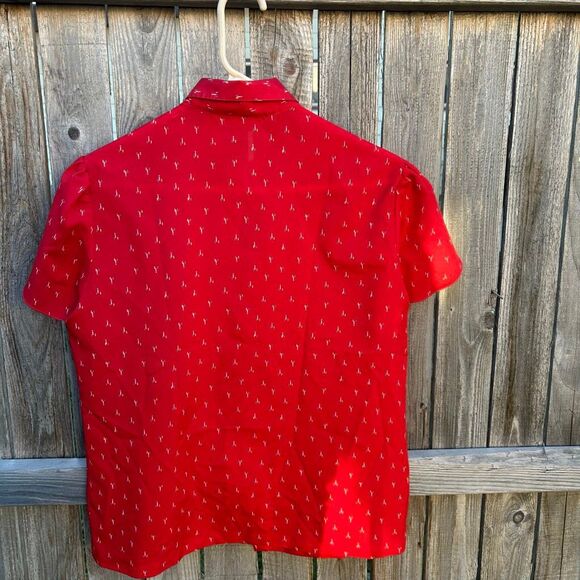 Vintage Ship’n Shore blouse short sleeve button up size 14 - Picture 7 of 7